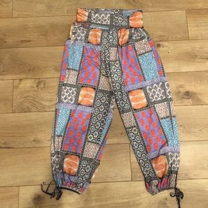 Onzie patchwork gypsy pants!